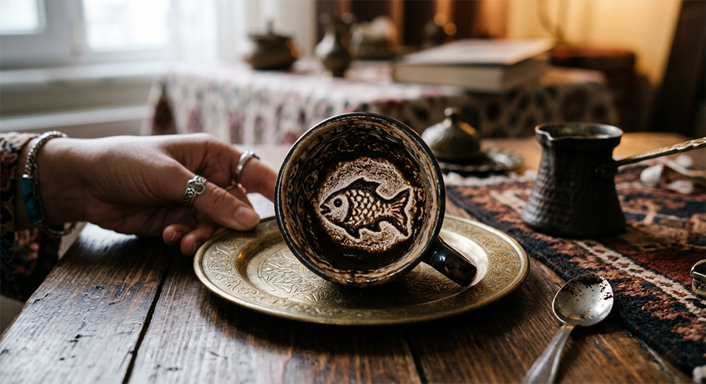 ماهی در فال قهوه