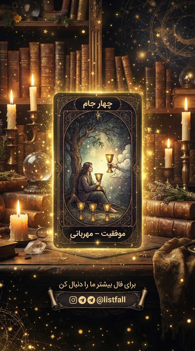 چهار جام‌ها - Four of Cups