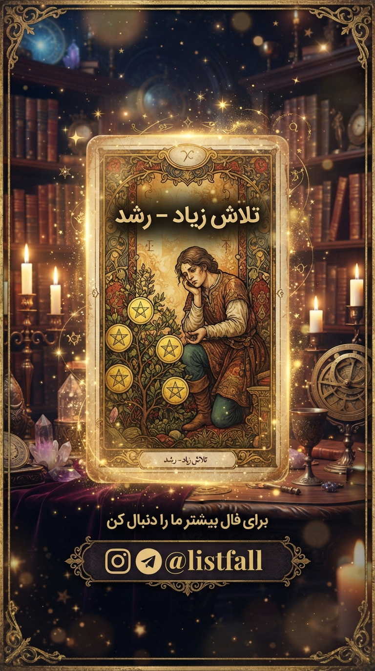 هفت سکه‌ها - Seven of Pentacles