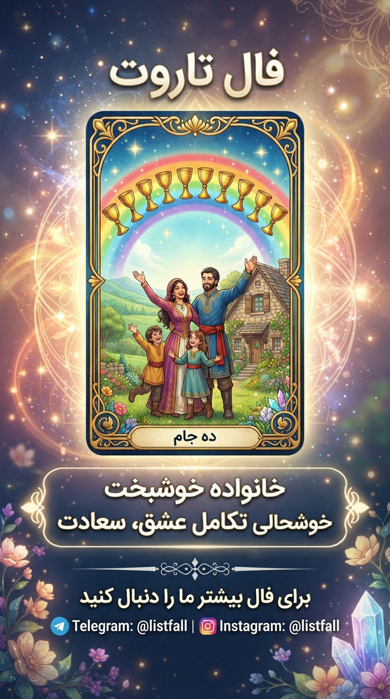 ده جام‌ها - Ten of Cups