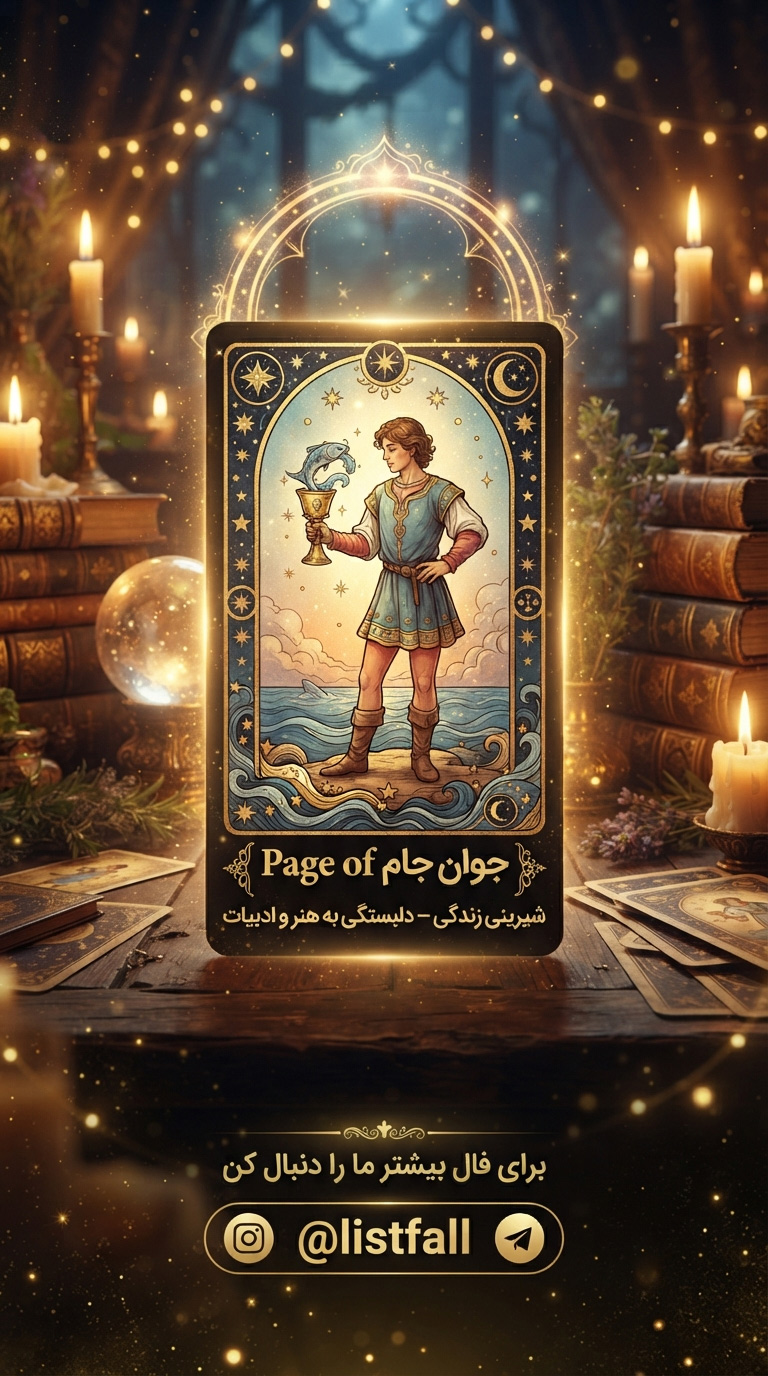 جوان جام‌ها - Page of Cups
