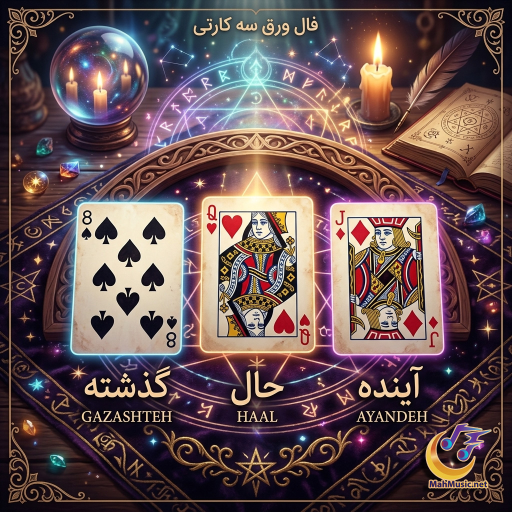 فال ورق سه کارتی