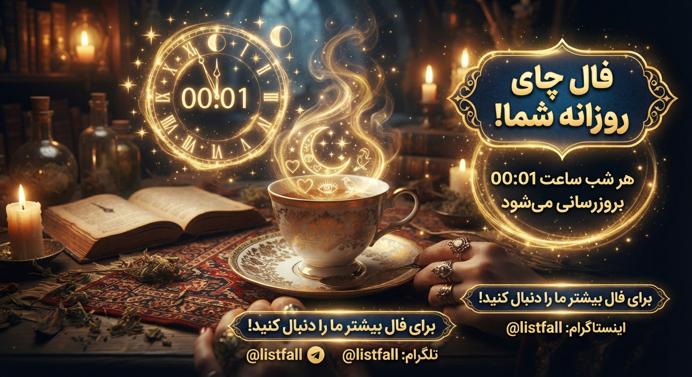 فال چای روزانه  چهار شنبه 24 تیر 1405 